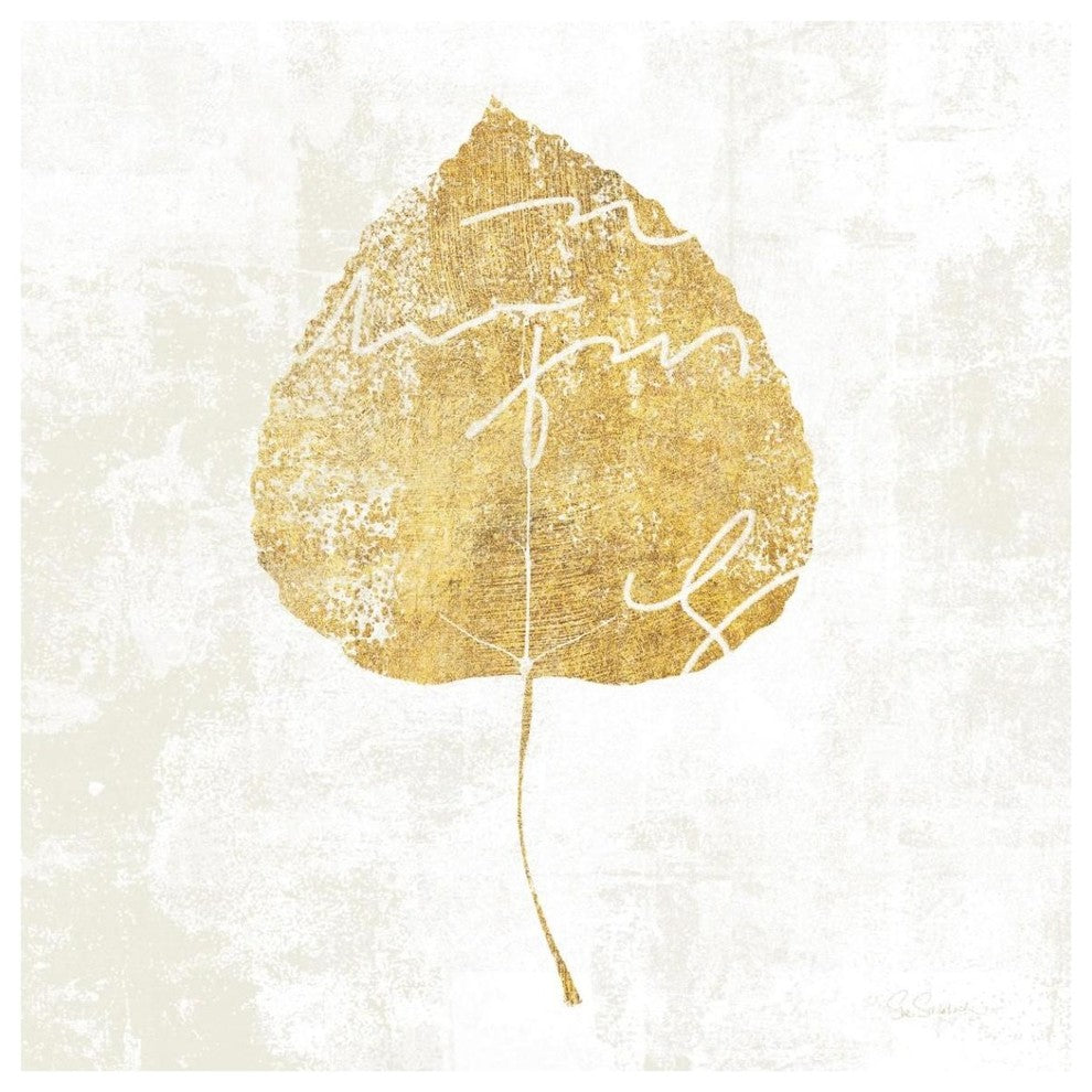 "Bronzed Leaf II" Digital Paper Print by Sue Schlabach, 42"x42"