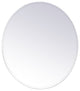 Gwen Round Mirror, 28", Clear