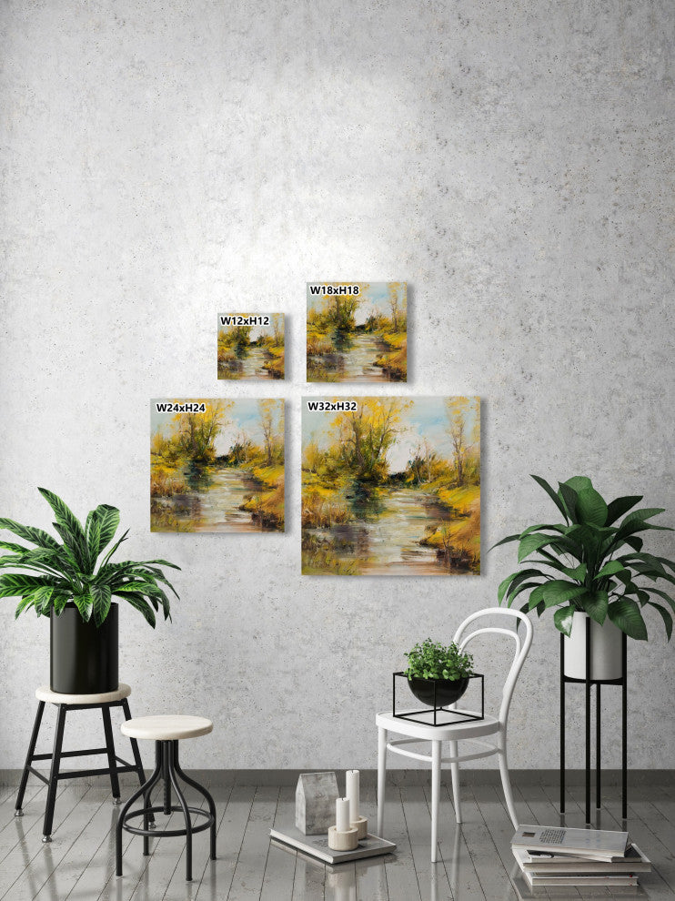 "Feeling Good-Natured" Painting Print on Wrapped Canvas, 24x24