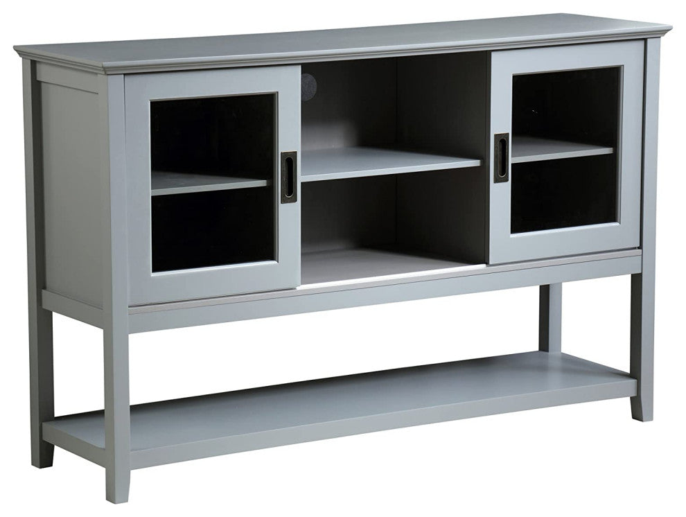 55" Modern and Contemporary Sideboard Buffet Cabinet