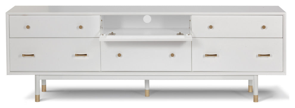 Lala Low TV Stand, White