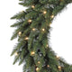 Vickerman Camdon Fir Wreath, 24", Clear Lights