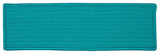 Colonial Mills Stair Tread Simply Home Solid Turquoise Stair Tread