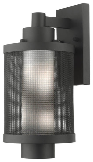 Livex Lighting Nottingham 1 Light Textured Black Medium Outdoor Wall Lantern
