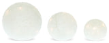 LED Frosted Globes With 6 Hr Timer, 3-Piece Set, White