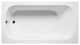 Malibu Portstewart Rectangle Soaking Bathtub 66x32x23 Biscuit