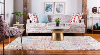 Contemporary Arles 8'x10' Rectangle Burst Area Rug