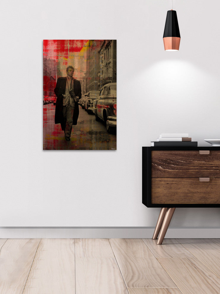 "James Dean -" Fine Art Canvas Print, 12"x18"
