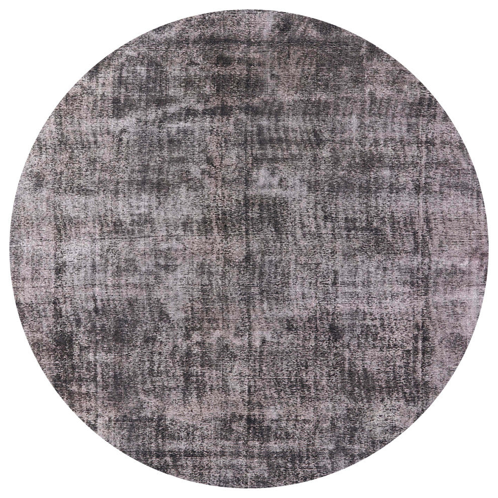 Ahgly Company Indoor Round Mid-Century Modern Area Rugs, 5' Round