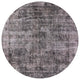 Ahgly Company Indoor Round Mid-Century Modern Area Rugs, 5' Round