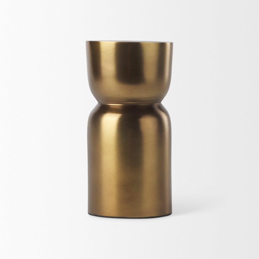 Malta Aluminum Candle Holder Small