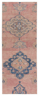 Machine Washable Jaipur Living Clanton Medallion Pink/ Blue Area Rug 4'X8'
