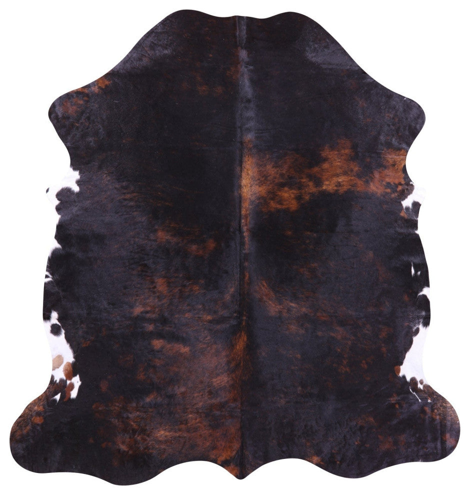 6' 5" X 6' 3" Natural Cowhide Rug C2206