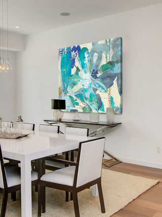"Seeing True Blue" Painting Print on Wrapped Canvas