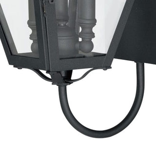Vaxcel Nottingham 9" Outdoor Wall Light, Textured Black