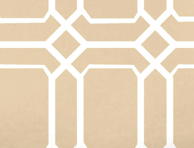 28 x 58-inch, O the Fun, Geometric Print Bath Towel, Taupe