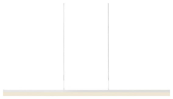 Sonneman 2345 Stiletto 24"W Linear LED Chandelier - Satin White