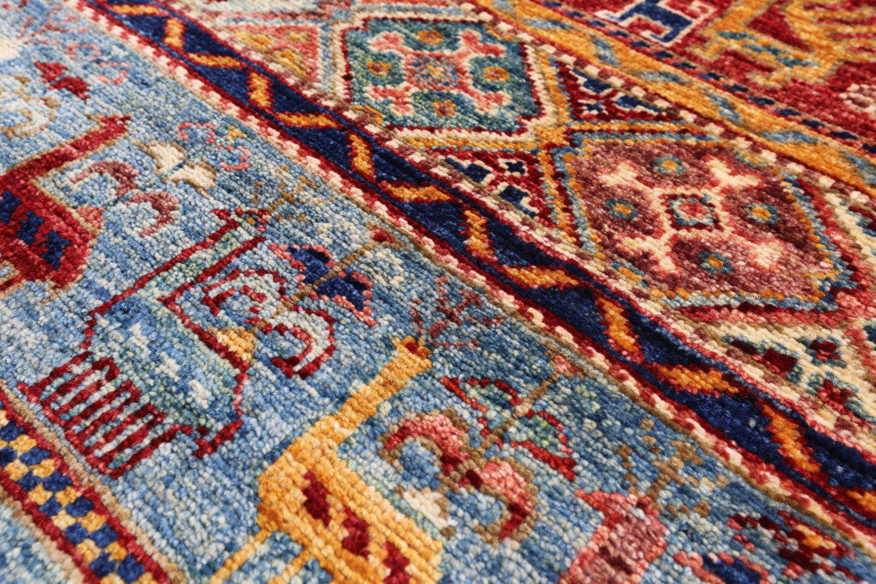 2' 4" X 6' 5" Runner Tribal Persian Gabbeh Handmade Rug Q11010