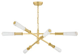 Corbett Lighting 490-48 Dashiell 48"W Chandelier - Vintage Polished Brass