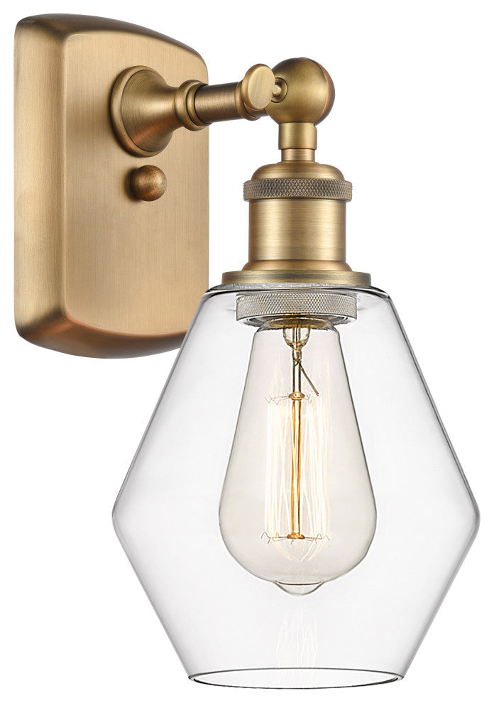 Innovations 516-1W-BB-G652-6-LED 1-Light Sconce, Brushed Brass