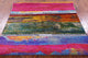 Abstract Hand-Knotted Silk Rug 5' 5" X 8' 2" - Q13093