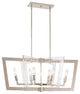 George Kovacs P1376-613, Crystal Chrome, 6-Light Island
