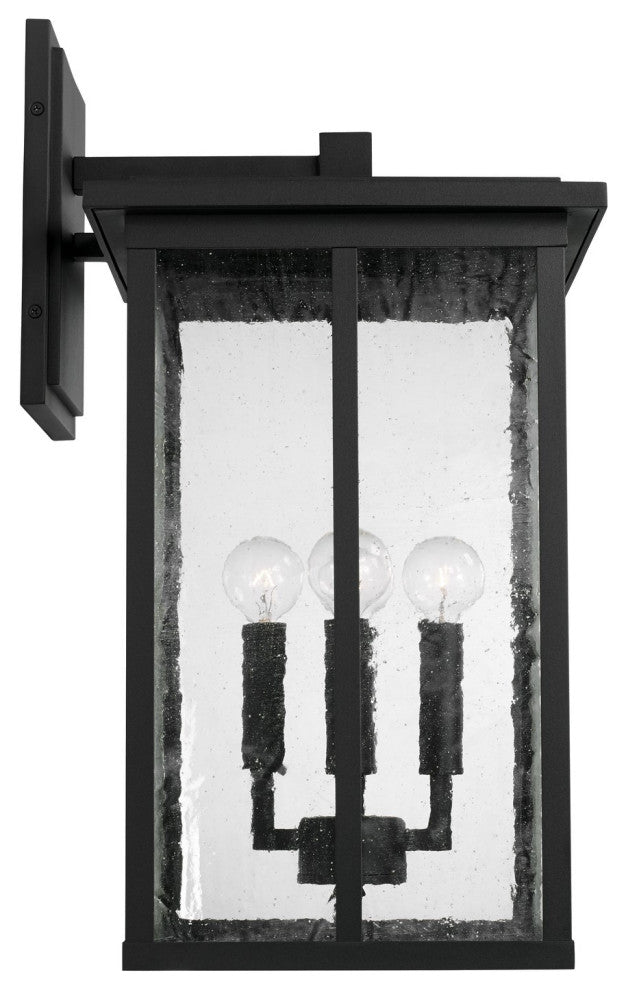 Capital Lighting Barrett 4-Light Outdoor Wall-Lantern 943843BK Black