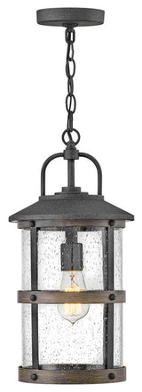 Hinkley Lighting 2682-LL Lakehouse 1 Light 9"W 120v Open Air - Aged Zinc