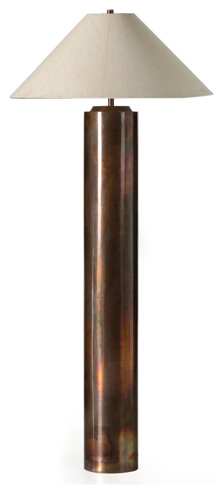 Seaton Floor Lamp, Iridescent Acid Wash