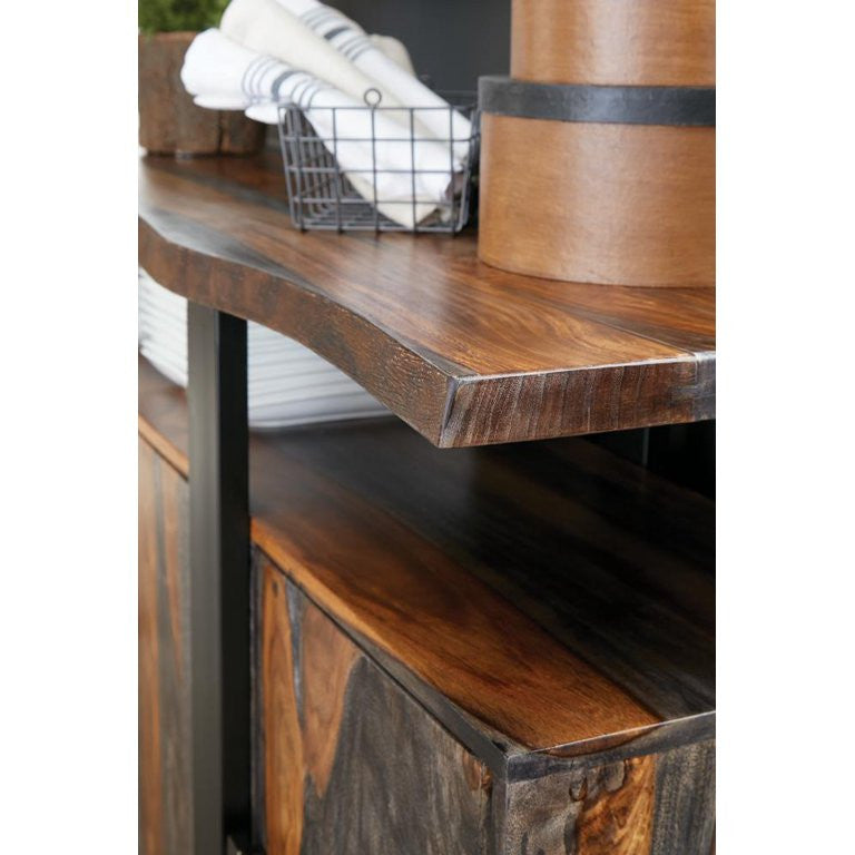 Transitional Sideboard, Floating Top & Several Cabinets With Ample Storage Space