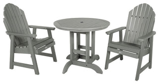 Hamilton 3-Piece Round Dining Set, Coastal Teak