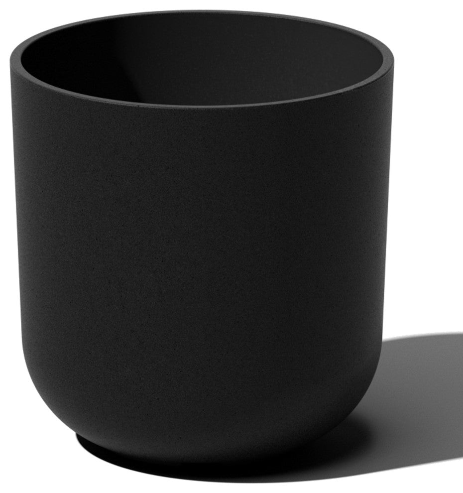 Pure Series Kona Planter, Black, 10 Inches, 1 Pack