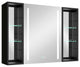 40 in.W x 30 in. H Aluminum Surface Mounted LED Medicine Cabinet with Doors