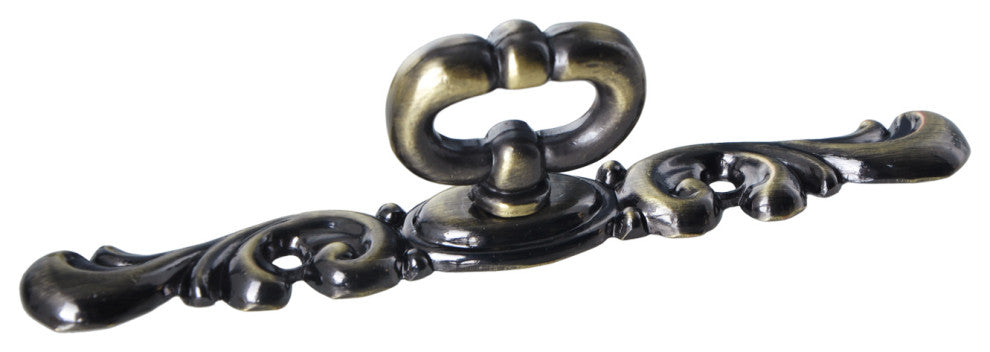 Utopia Alley Vallia Cabinet Pull, 4.4", Antique Brass, 5 Pack