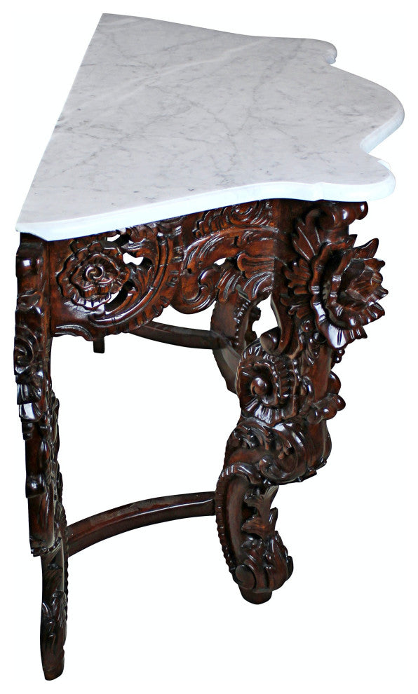 Hapsburg Console Table With Marble Top