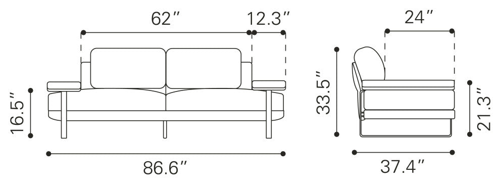 Jonkoping Sofa Lime