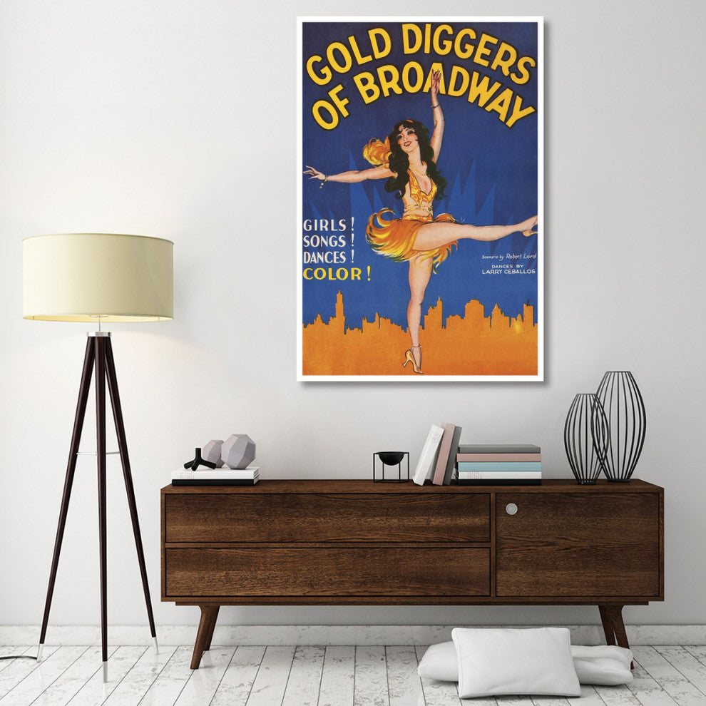 "Vintage Film Posters: Gold Diggers of Broadway" Paper Print, 42"x62"