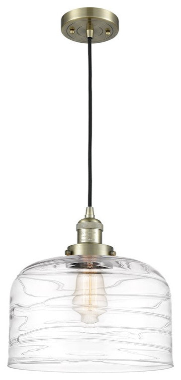 INNOVATIONS 201C-AB-G713-L 1-Light Mini Pendant Antique Brass