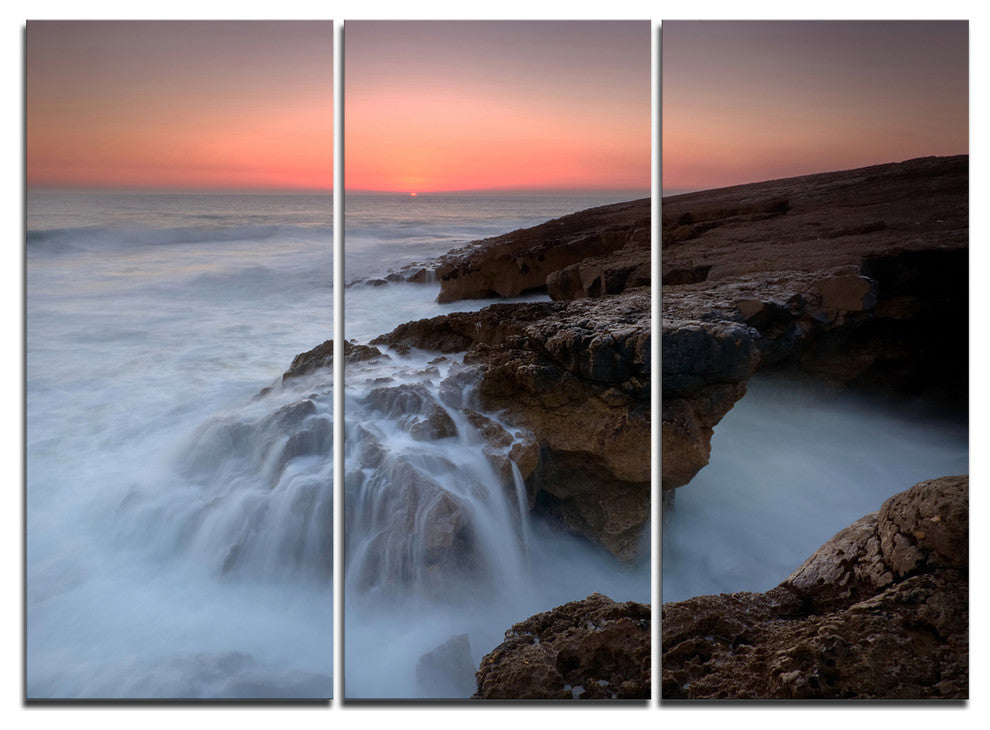 "White Waters at the Bridge of Hell" Metal Wall Art, 3 Panels, 36"x28"