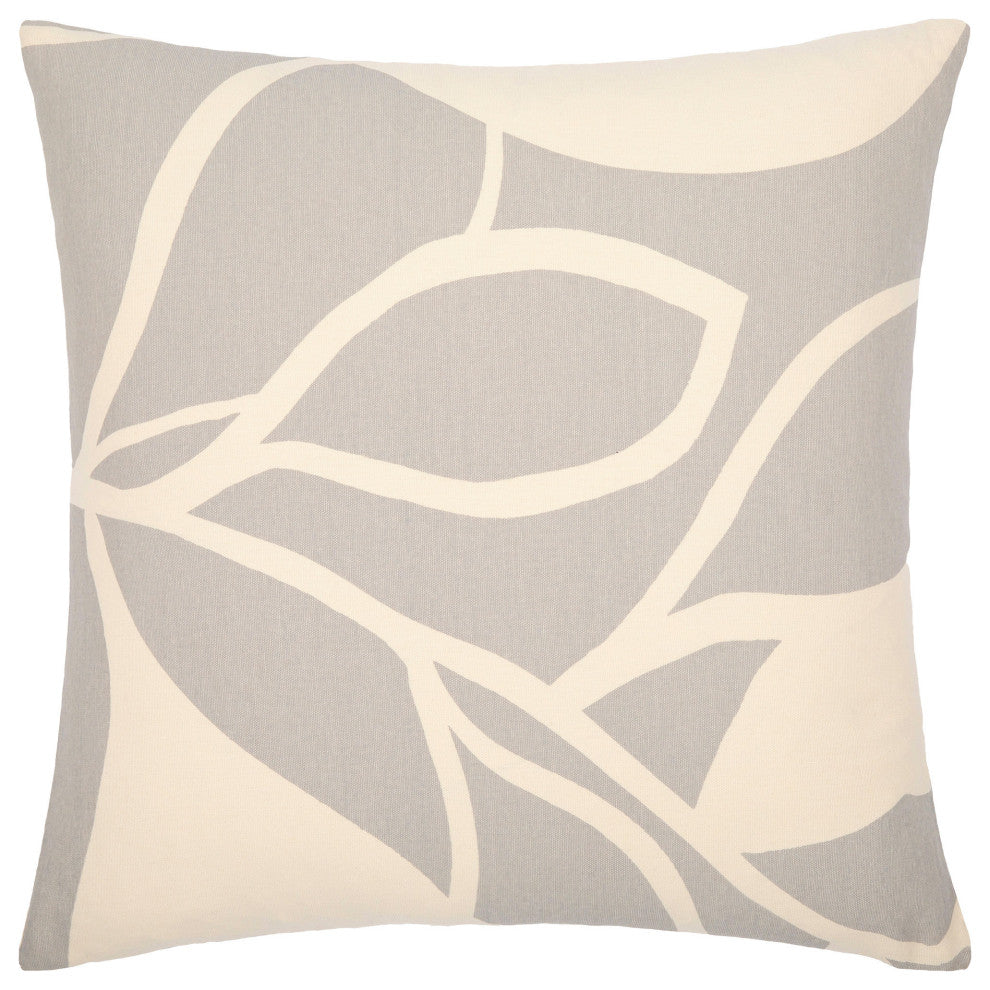 Surya Natur Medium Gray Pillow Shell With Down Insert 20"H X 20"W