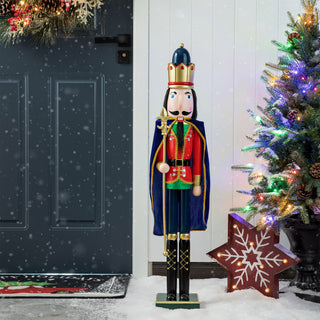 36"H Wooden Christmas King Nutcracker