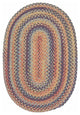 Colonial Mills Rustica RU20 Floral Burst Traditional Area Rug, Oval 7'x9'