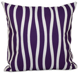 Wavy Stripe Decorative Pillow, Purple , 20"x20"