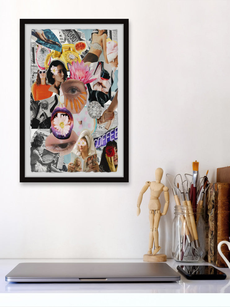 "Good Coffee" Framed Painting Print, 30x45