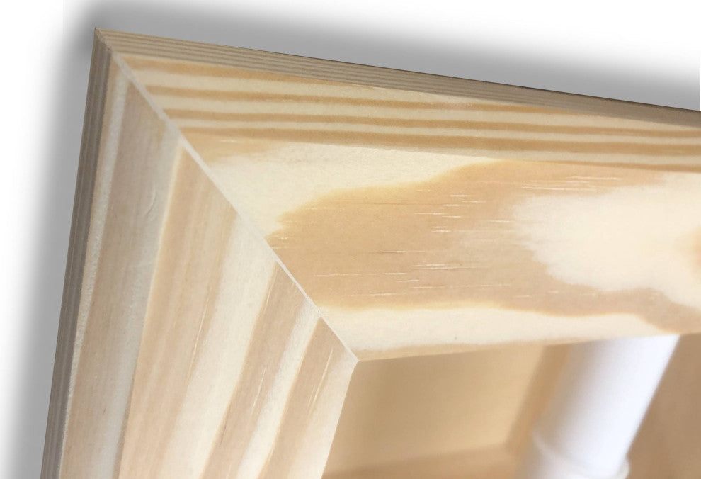Tampa Recessed Solid Wood Toilet Paper Holder 7 x 8.5, Unfinished