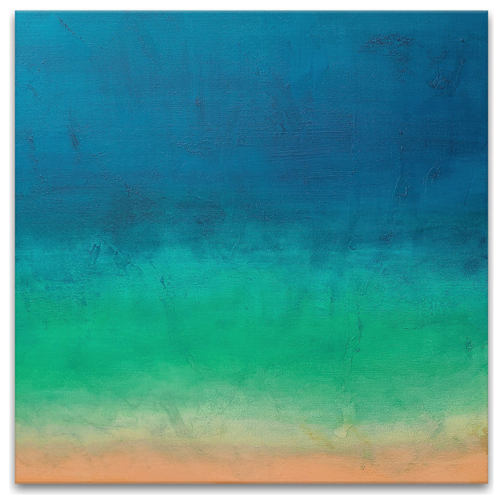 Beach Scene' Wrapped Canvas Wall Art by Karen Moehr