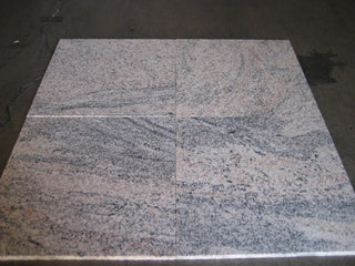 Indian Juparana Light Granite Tiles, Polished Finish, 12"x12", Set of 40