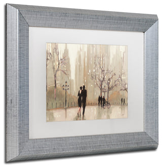 'An Evening Out Neutral' Silver Framed Canvas Art by Julia Purinton