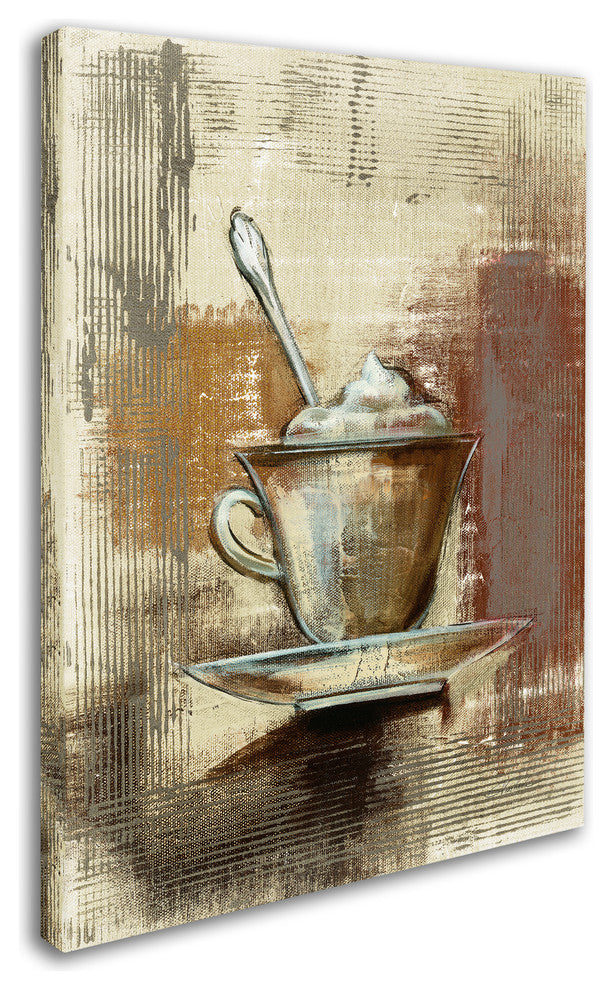Silvia Vassileva 'Cafe Classico III Neutral' Canvas Art, 47"x35"