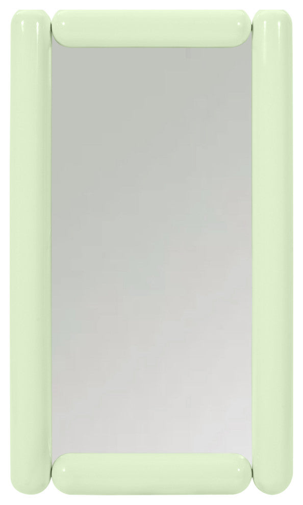 Cozzi Wall Mirror, Mint Green